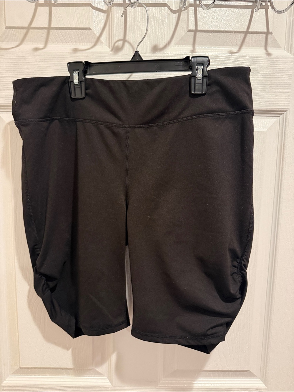 GAIAM Black High-Waist Athletic Shorts